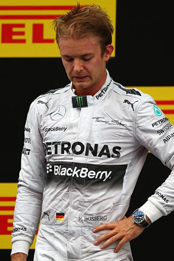 Richtig zufrieden ist Rosberg angesichts der erneuten Niederlage gegen seinen Teamkollegen jedoch nicht.