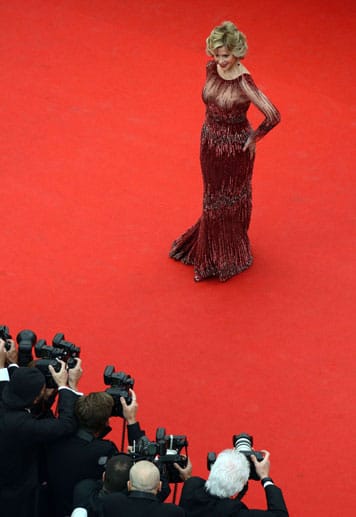 Auch Jane Fonda sorgte für Hollywood-Glamour in Cannes.