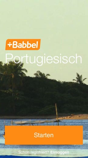 Bevor die Party steigt, sollten Sie vielleicht noch mal schnell Ihre Portugiesisch-Kenntnisse aufpolieren? Zum Beispiel mit der App "Babbel".