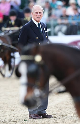Prinz Philip bei der Pferdeschau in Windsor