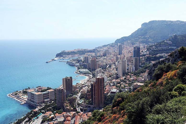 Schöne Aussicht: Der Blick auf Monaco.