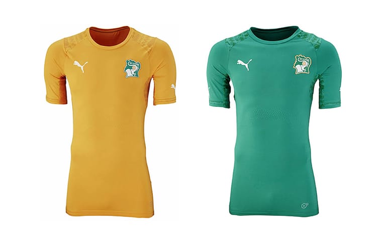 Elfenbeinküste: Die "Elefanten" um Superstar Didier Drogba werden sich in Orange oder Grün kleiden.