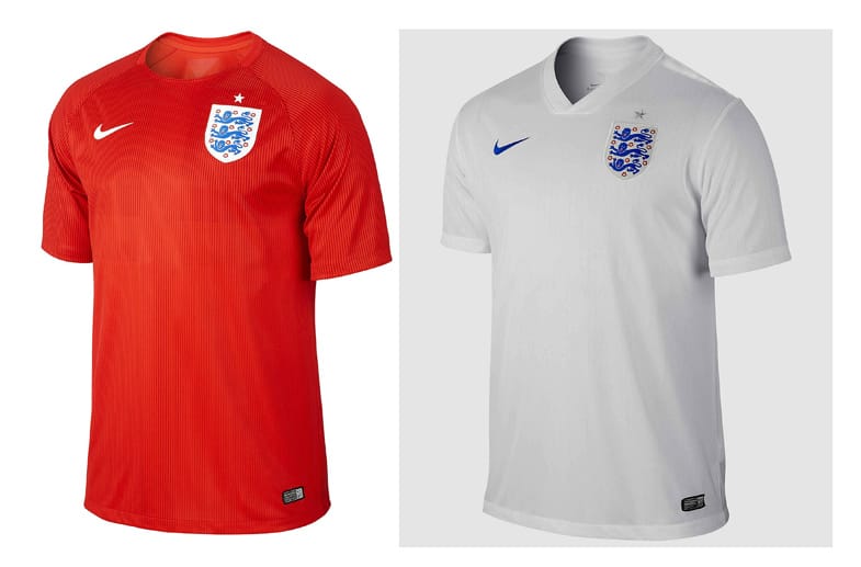 England: Rooney und Co. haben mit Sportartikelhersteller "Nike" einen neuen Ausrüster gewechselt. Das Design bei den Three Lions ist schlicht und einfach.