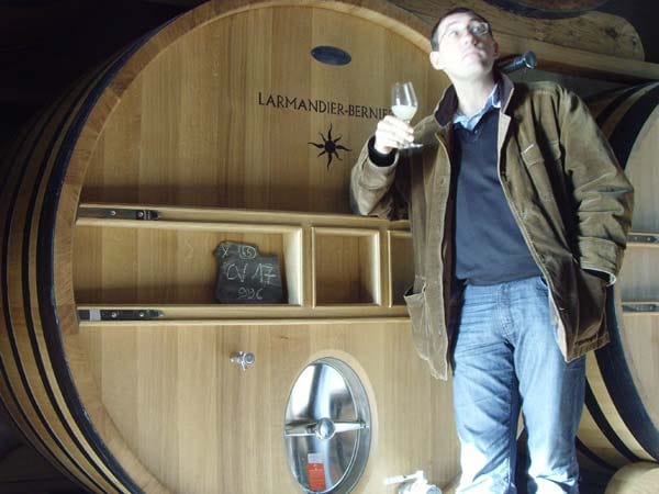 Bei Larmandier-Bernier werden die Champagner nicht nur in Holzfässern ausgebaut.