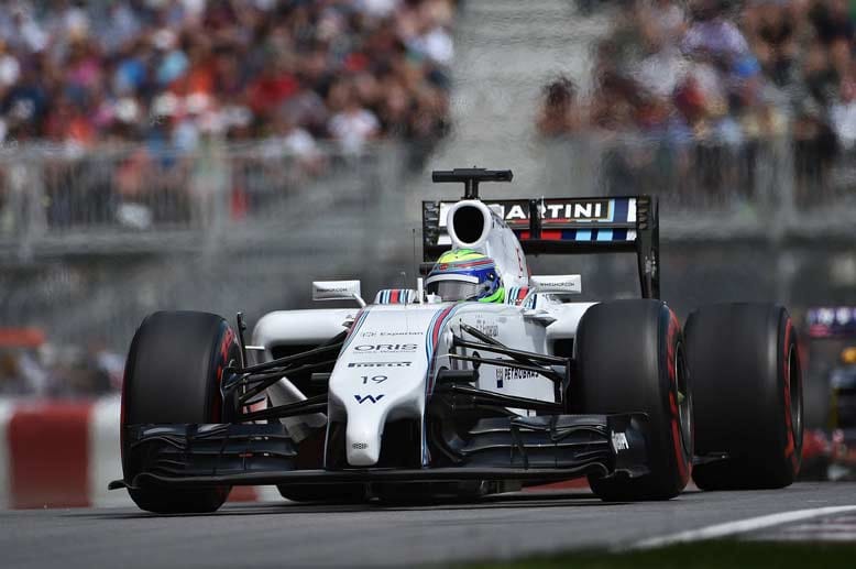 Auch Williams ist in Kanada sehr schnell unterwegs: Valtteri Bottas beendet das Qualifying als Vierter, Teamkollege Felipe Massa - hier im Bild - wird Fünfter.