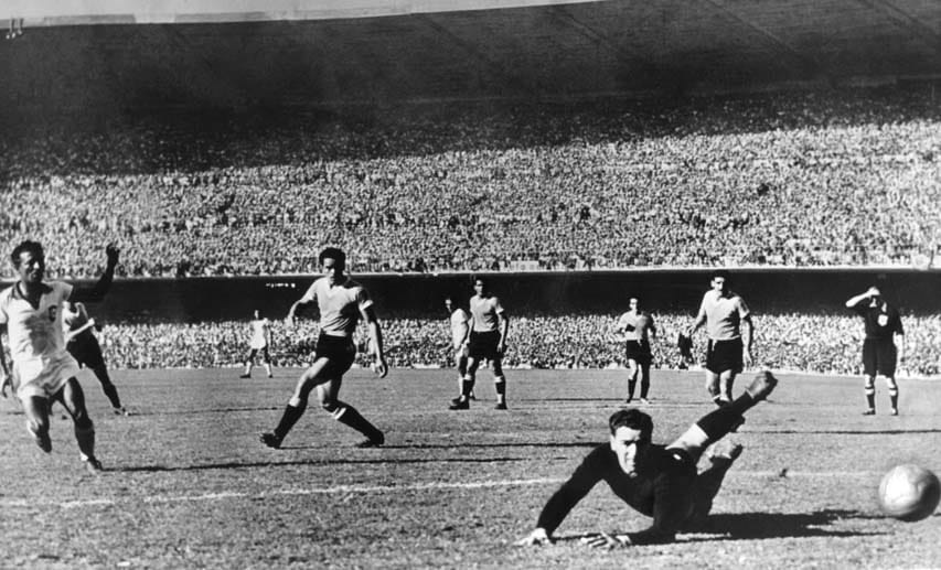 Uruguay gegen Brasilien bei der WM 1950