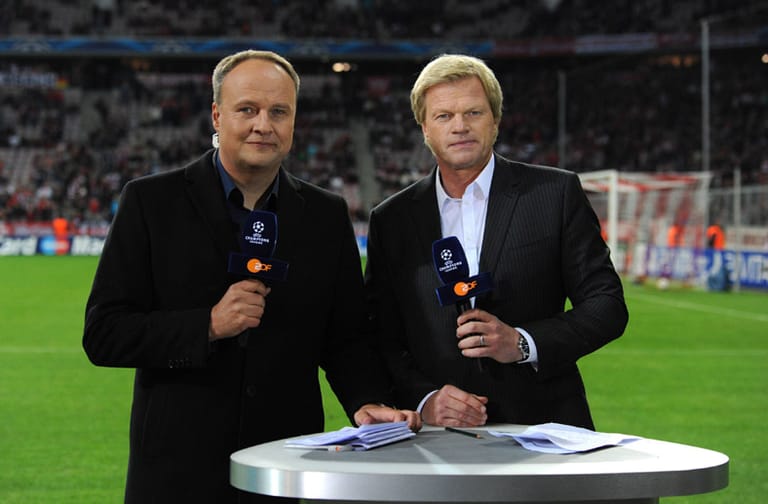 Für das ZDF am Start: Das Duo aus Oliver Welke und Oliver Kahn.