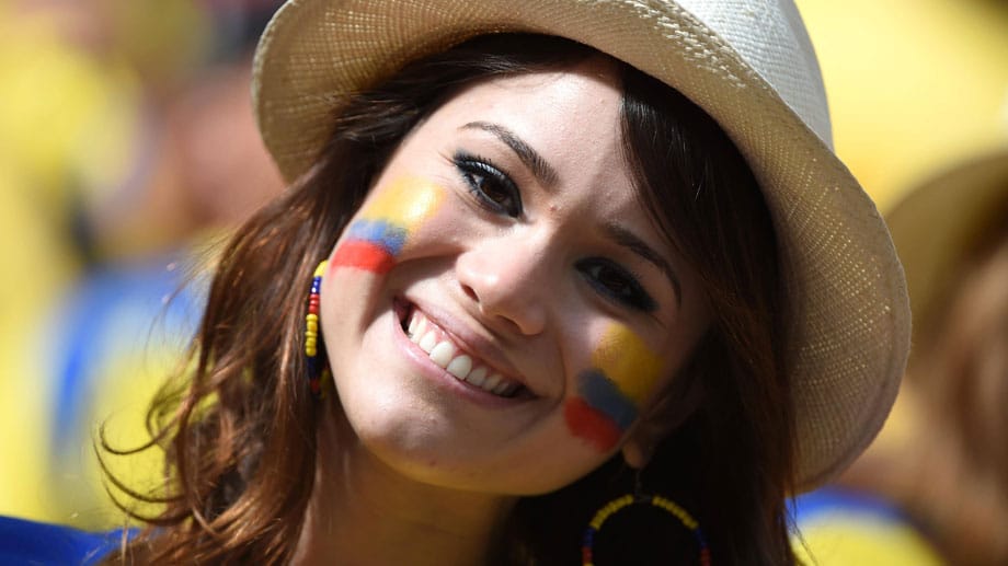 Dieser Fan aus Ecuador musste gegen die Schweiz einen späten Gegentreffer verkraften. Dieses Foto entstand noch davor.