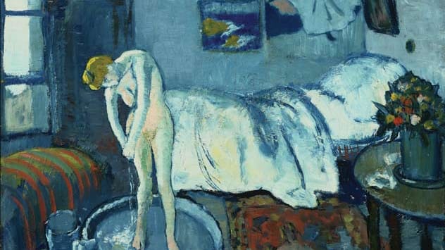 Forscher haben ein unbekanntes Bild von Pablo Picasso unter dessen Meisterwerk "Das blaue Zimmer" entdeckt