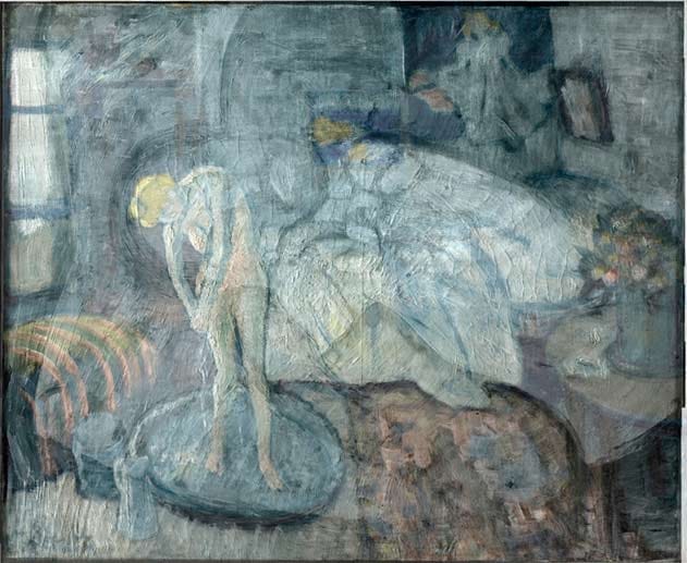 Forscher haben ein unbekanntes Bild von Pablo Picasso unter dessen Meisterwerk "Das blaue Zimmer" entdeckt