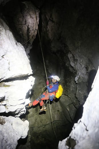 Schwierige Rettung: Helfer bergen den verletzten Forscher Johann Westhauser aus der Riesending-Schachthöhle bei Berchtesgaden