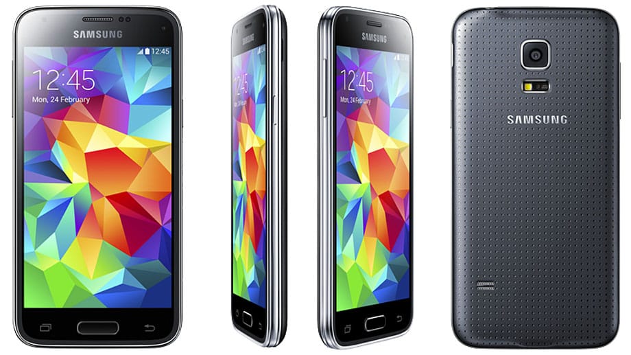 Das Samsung Galaxy S5 mini hat im Vergleich zum großen Galaxy S5 zwar geringere Leistungswerte, übernimmt aber einige Ausstattungsmerkmale wie Fingerabdruckscanner, Pulsmesser oder Spritzwasserschutz.