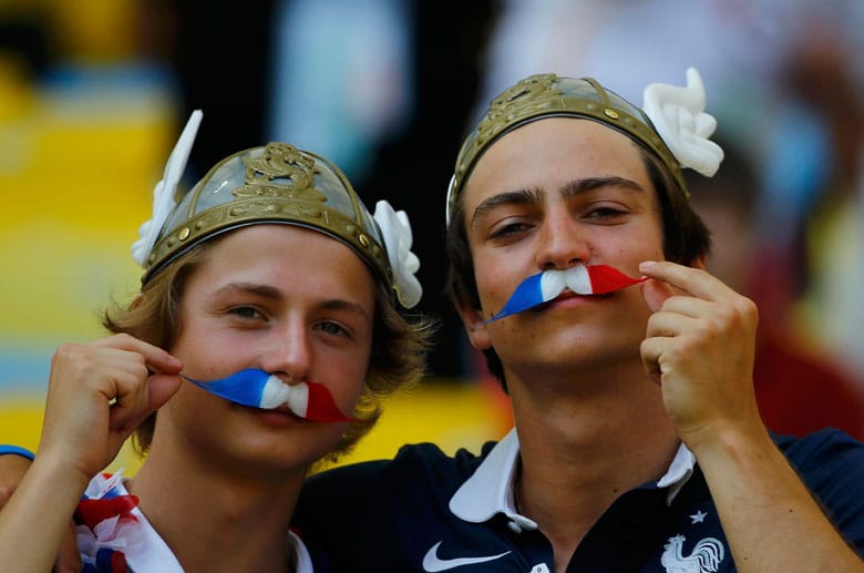 Doch auch die französischen Fans wissen um die Stärken ihres Teams und glauben an einen Sieg.