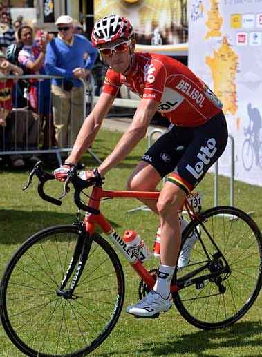 Mit Außenseiterchancen: Zuletzt war Jurgen van den Broeck bei der Tour de France regelmäßig vom Sturzpech verfolgt. Mit großen Ambitionen angetreten, musste der kletterstarke Belgier etwa im Vorjahr vorzeitig aufgeben. Bleibt er gesund, hat er das Zeug dazu, vorne mitzumischen. Wie 2010 und 2012, als van den Broeck jeweils Vierter wurde.