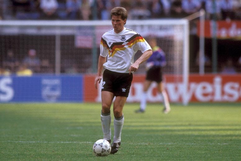 Der Antritt von Stefan Reuter war bei seinen Gegenspielern gefürchtet. Der Mann mit dem Spitznamen "Turbo" wurde im Finale eingewechselt, insgesamt stehen sechs Einsätze bei der WM 1990 zu Buche.