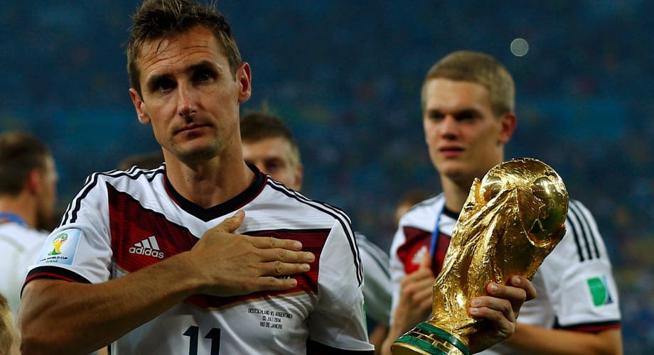DFB-Rekordtorschütze, WM-Rekordtorjäger und nun auch Weltmeister: Miroslav Klose.