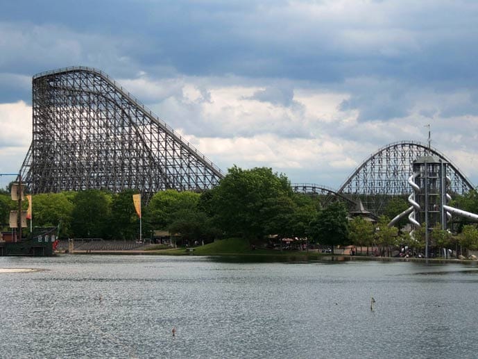 Platz sechs: Der Heide Park in Soltau.