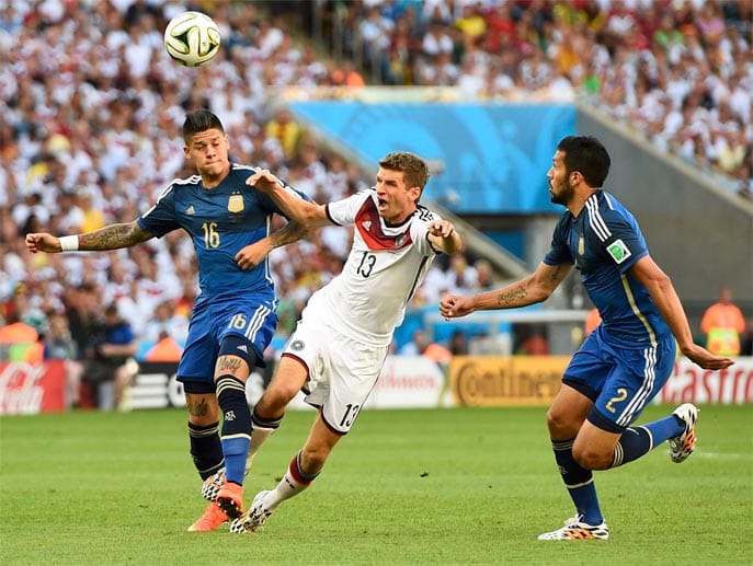 Packendes Finale zwischen Deutschland und Argentinien.