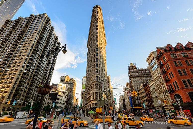 Das Flatiron Building in New York City richtig in Szene gesetzt zeigt Tom Pepper aus Großbritannien.