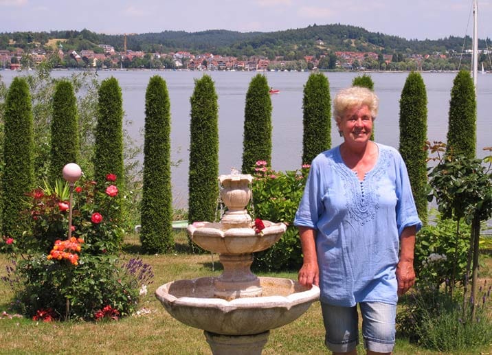 In ihrem Garten Eden: Karin Böhler nimmt am Rendezvous-Projekt teil und empfängt die Besucher persönlich in ihrem Garten.