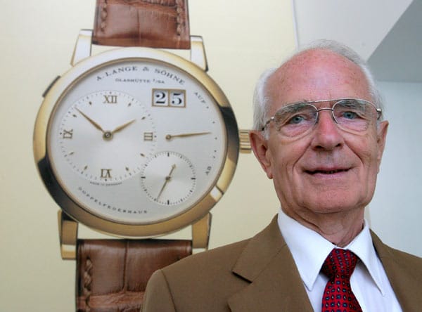 Uhrmacher Walter Lange hat vor 24 Jahren in Glashütte eine Tradition wiederbelebt.