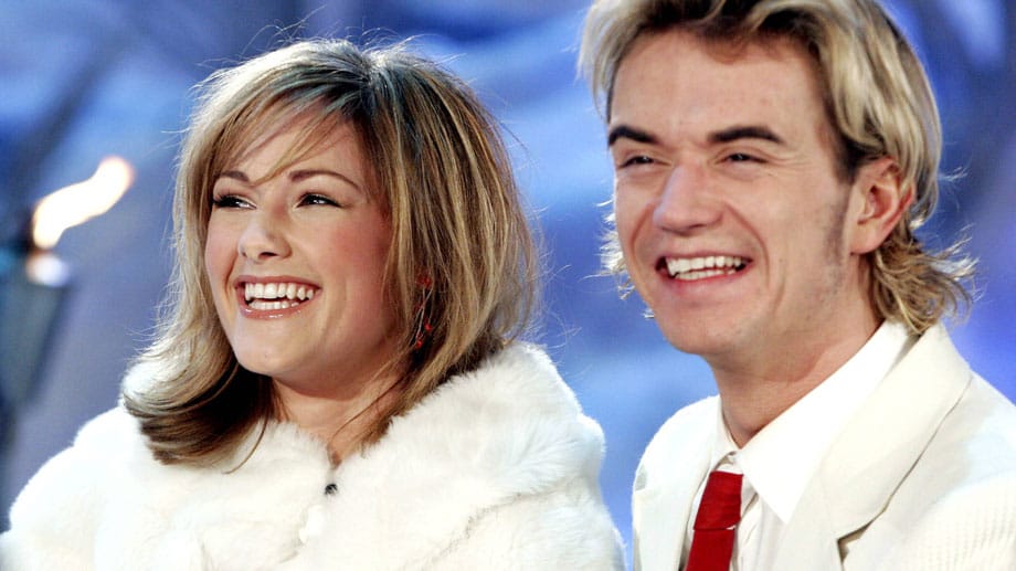 Schon 2006 verstanden sich die beiden blendend. Hier sind sie während der Generalprobe zur ARD-Fernsehshow "Winterfest der Volksmusik" zu sehen.