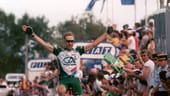 Lohn für harte Arbeit: 2001 gelingt Voigt sein erster Etappensieg bei der Tour. 2006 wiederholt er das Kunststück.