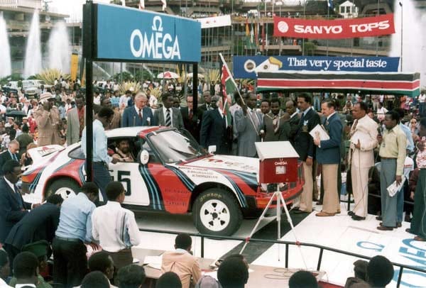 Die Rallye im kenianischen Hochland galt damals als eine der härtesten Rennen im Motorsport.