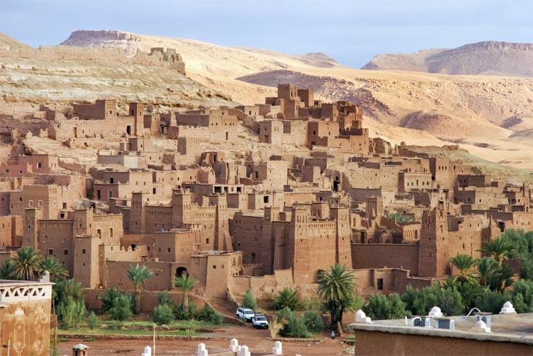 Und auch im Atlas-Dorf Ait-Benhaddou, wo schon "Lawrence von Arabien" und "Gladiator" gedreht wurden, spielt "Game of Thrones".