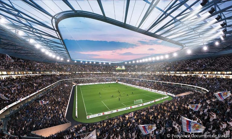 Die neue Spielstätte von Olympique Lyon, das Stade de Lyon, wird bei der EM Schauplatz von vier Gruppenspielen, einem Achtel- sowie einem Halbfinale sein. Die Arena ersetzt das bisherige Stade de Gerland und wurde 2015 fertiggestellt. 58.000 Fußballfans feuern hier während des Turniers ihre Nationalteams an.