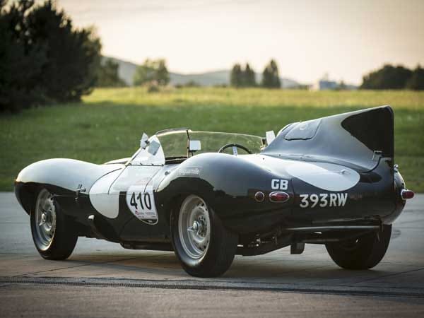 Der legendäre Sportwagen D-Type von Jaguar gewann in den 50er Jahren die 24 Stunden von Le Mans.