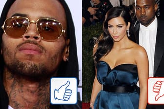 Lob für Chris Brown, Kim Kardashian vermarktet ihr Baby