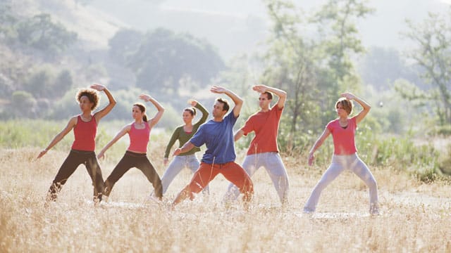 Durch Tai-Chi-Übungen soll das Qi im Körper stimuliert werden