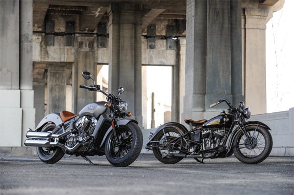Indian ist zusammen mit Harley derjenige Hersteller, der am konsequentesten auf der Retro-Welle weiterfährt.