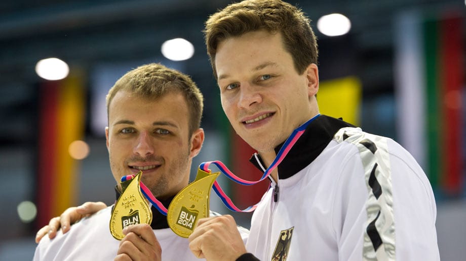 Nummer sieben in Folge: Patrick Hausding (rechts) und Sascha Klein sind erneut Europameister im Synchronspringen geworden.
