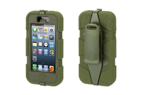 Guter Schutz fürs empfindliche Smartphone: Die Cases von Griffin – hier beispielsweise für das iPhone5 – erfüllen den US-Militärstandard MIL-STD 810G und schlagen mit circa 40 Euro zu Buche.