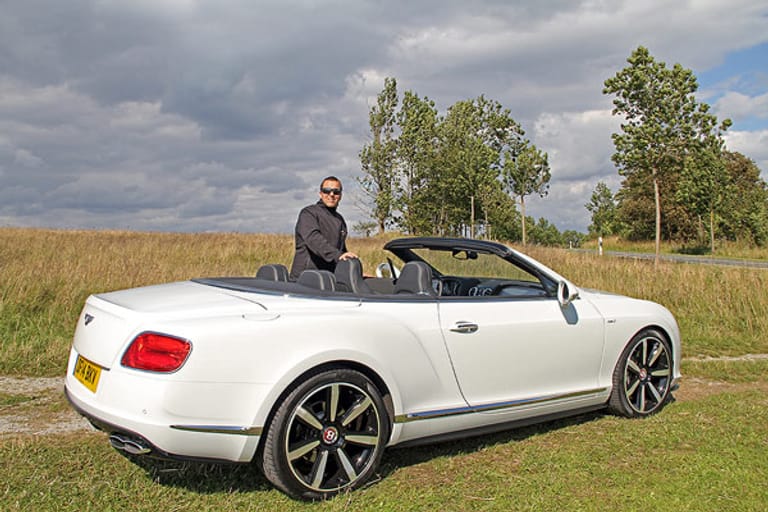 wanted.de-Autor Christian Sauer testete das Bentley Continental GT V8 S Cabrio mit Stoffdach und 528 PS nicht nur bei Sonnenschein.