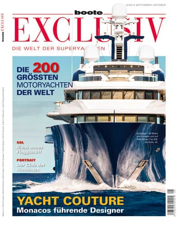 Das Magazin "Boote Exclusiv" führt eine Liste über die längsten Yachten der Welt.