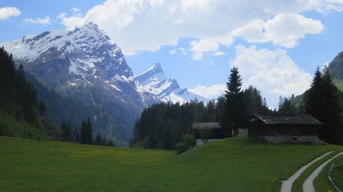 Wundervoll: Das Hinterrheintal bei Andeer (Graubünden).