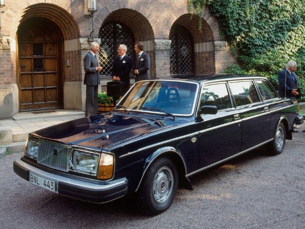 Repräsentativ: Auch als Staatskarosse machte der Volvo in der Langversion eine gute Figur.
