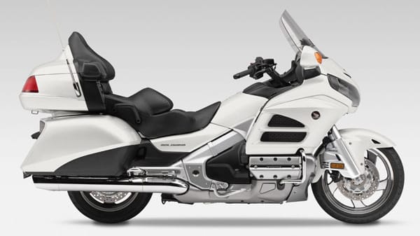 Voilà - die Jubiläumsversion GL 1800 der Gold Wing. Die Maschine rollt wohl im Februar oder März 2015 in die Länden.