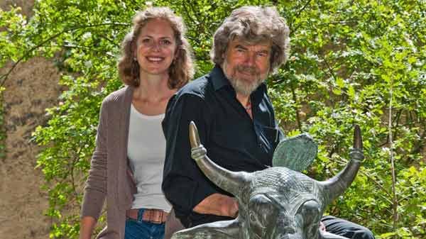 Eine Aufnahme aus diesem Jahr zeigt Reinhold Messner mit seiner Tochter Magdalena.