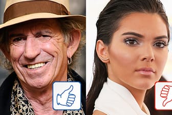 Keith Richards und Kendall Jenner