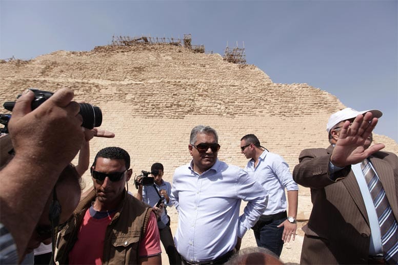 Der ägyptische Antikenminister Mamdu Al-Damati hat die Anschuldigungen als falsch zurückgewiesen.
