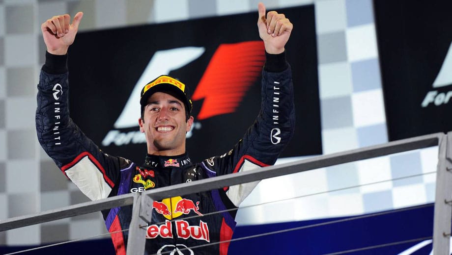 Daniel Ricciardo komplettiert ein gelungenes Wochenende für Red Bull.