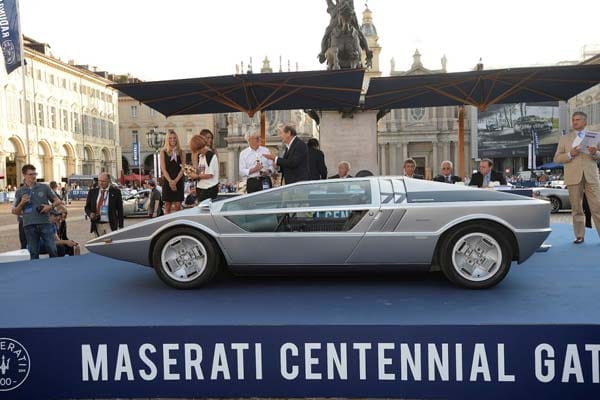 Beim Schönheitswettbewerb räumten Raritäten wie der Maserati Boomerang die vorderen Plätze ab.