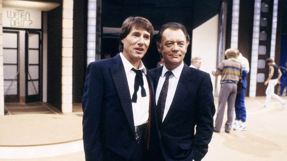 Am 26. Oktober 1985 waren Udo Jürgens und TV-Star Klausjürgen Wussow Gäste bei Frank Elstners Wetten, dass..?".