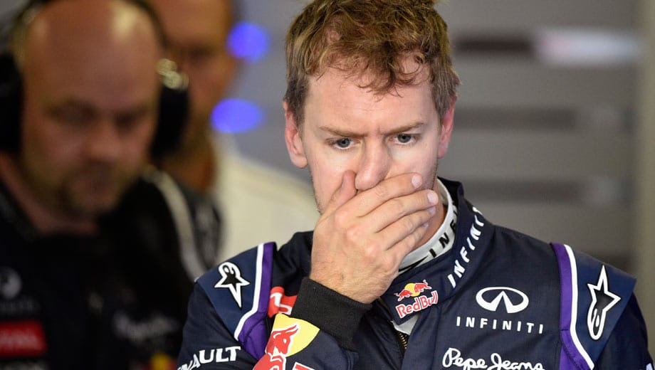 Sebastian Vettel enttäuscht mit Startplatz neun.