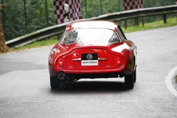 Aufgrund des markanten Fahrzeugabschlusses, der wie eine mit dem Beil zurechtgestutzte Variante des von der Aerodynamik inspirierten Standard-Giulietta-Hinterns aussieht, trägt der Sportwagen aus den frühen 60ern den Beinamen "Coda Tronca".