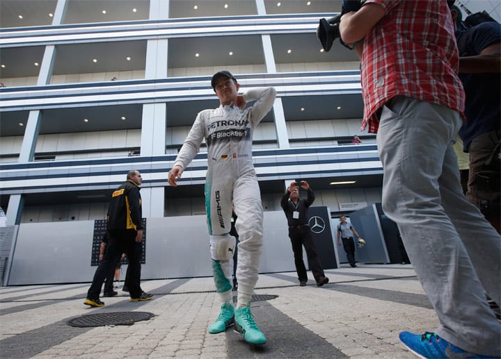 Schnellster Mann zum Trainingsauftakt: Nico Rosberg